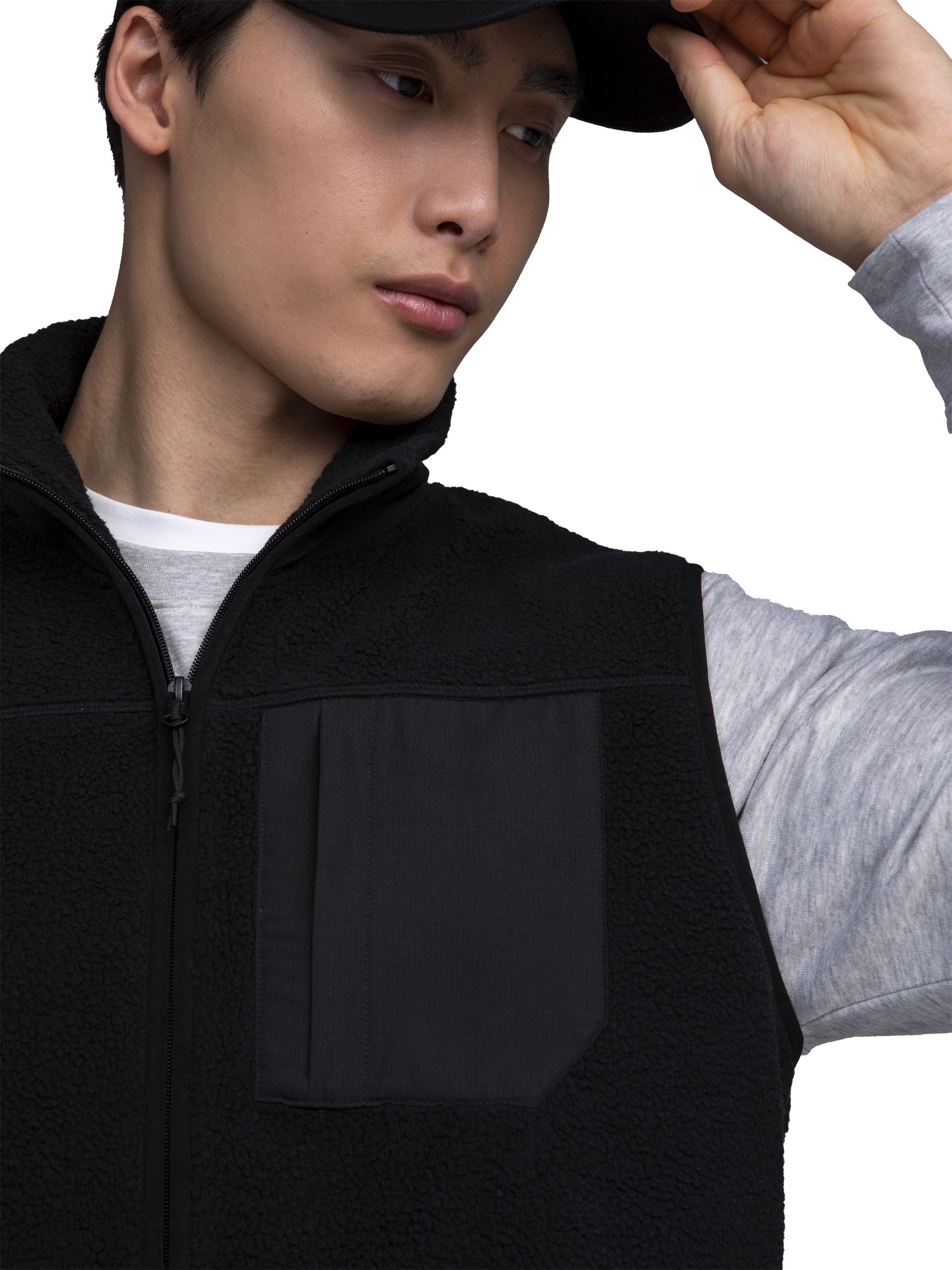 SOC, M OUT PILE VEST
